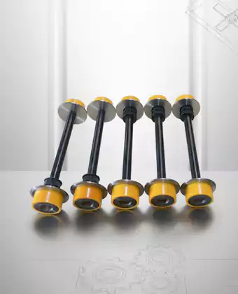 Metal Nylon Bonded Pu Parts