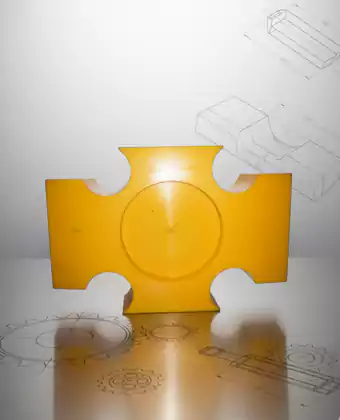 Metal Nylon Bonded Pu Parts