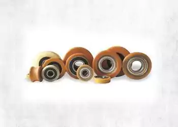 PU Polyurethane Step Roller Wheels